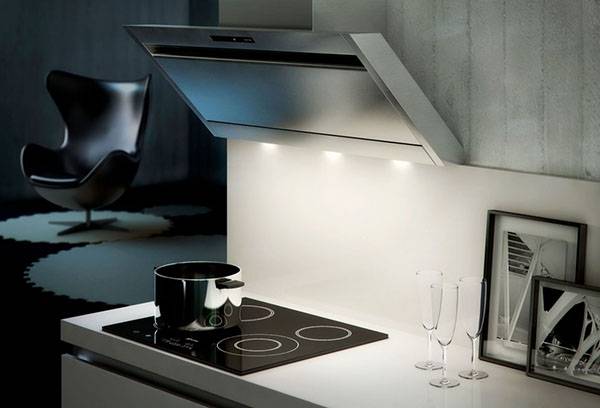 Extractor fan in the kitchen