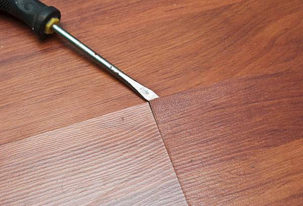 Peeled laminate