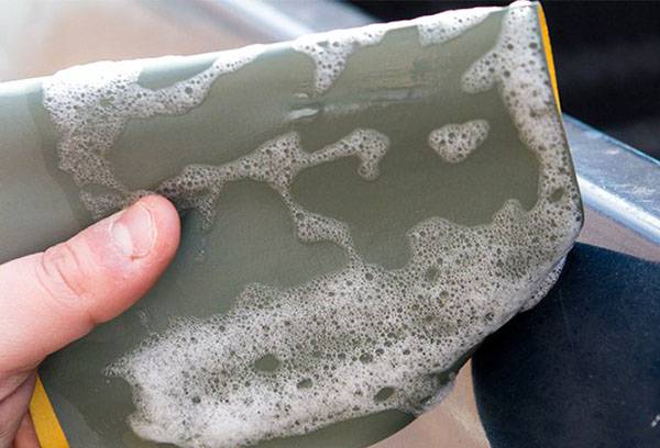 Soft sandpaper