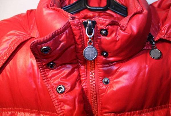Down jacket stain
