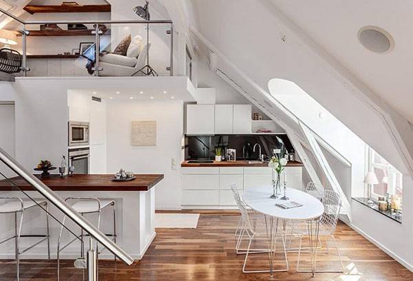 Attic apartment
