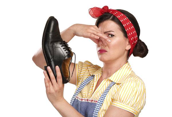 Unpleasant smell of shoes