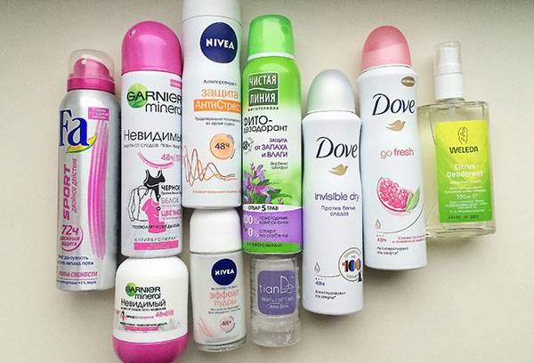 Deodorants and antiperspirants