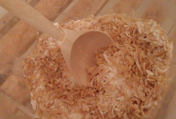 grated soap with soda