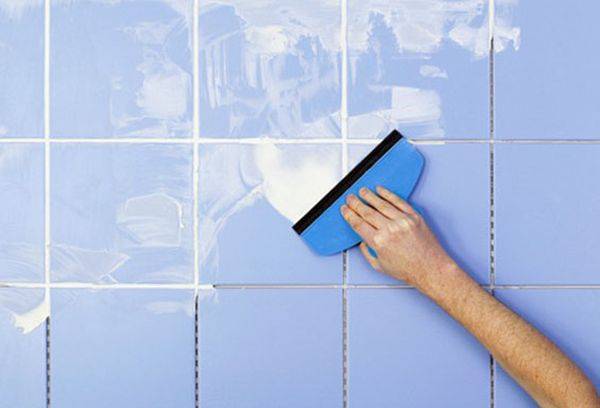 white grout