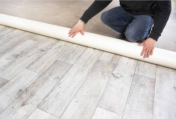 Unfolding linoleum