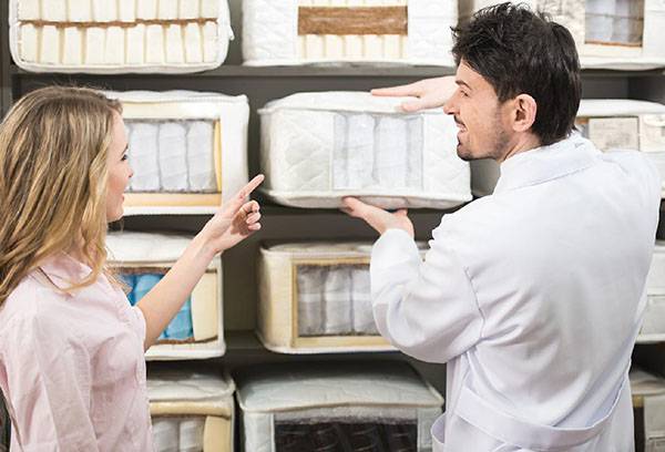 Sample mattress selection