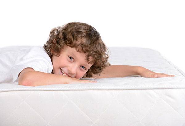Baby on a new mattress
