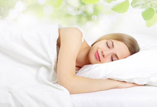 Sleep on a soft mattress