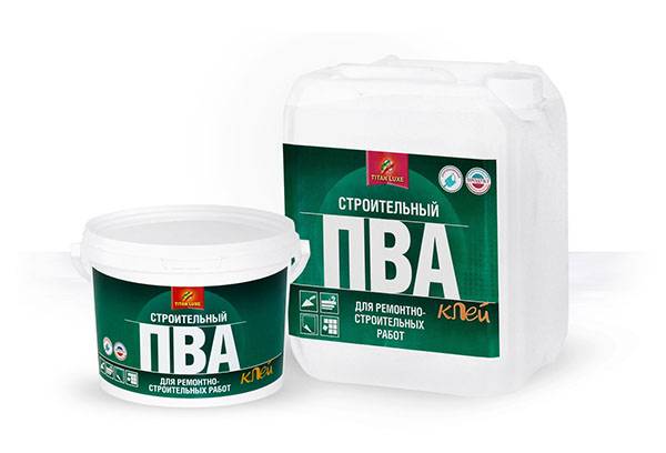 PVA glue construction