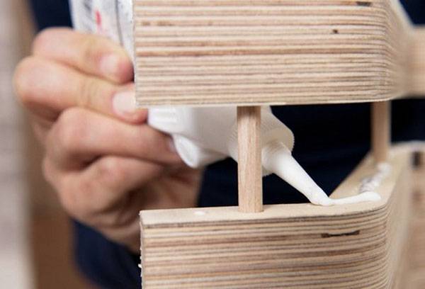 PVA glue application