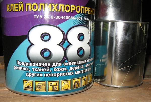 Bank of rubber glue 88