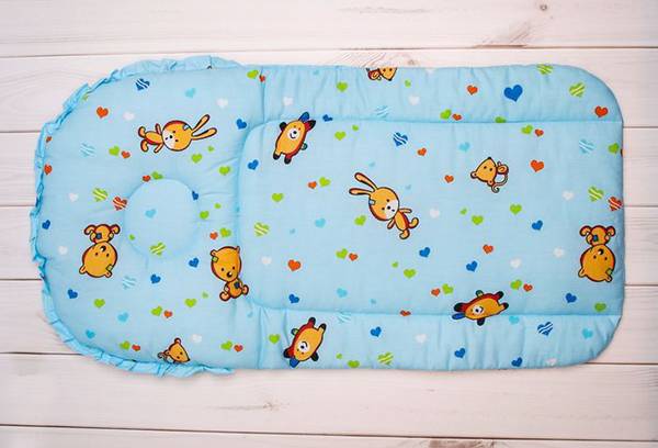 Mattress for baby in a stroller