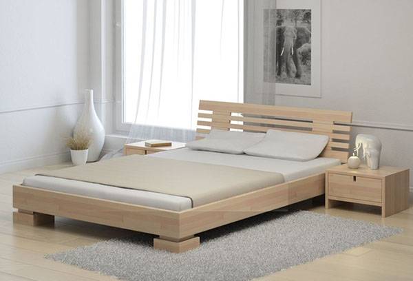 One and a half low bed