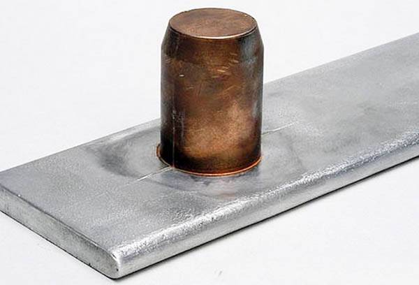 Glued metal parts