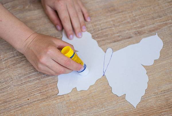 Using glue stick