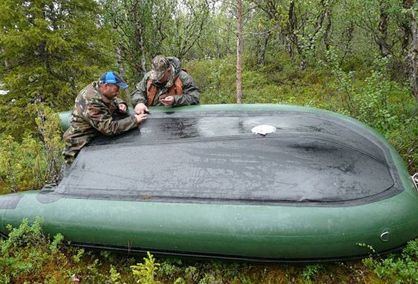 DIY inflatable boat repair