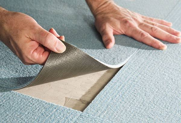 PVC material laying