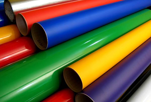 Self-adhesive PVC film