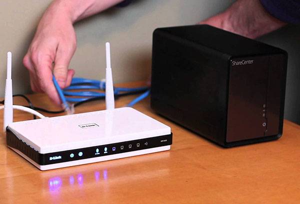 Wi-Fi router in the apartment