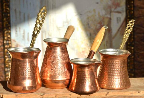 Copper Turks for coffee