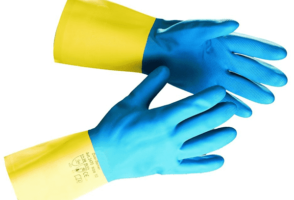 Rubber gloves