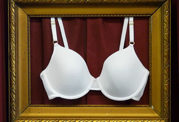 Snow-white bra