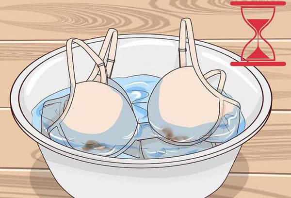Soaking a bra