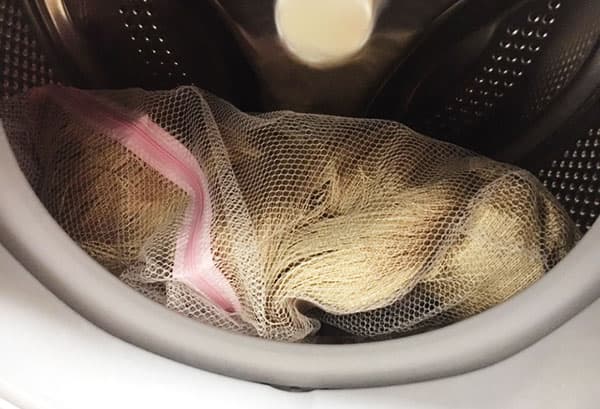 Wash Kisei in a bag