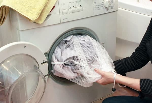 Using a laundry bag