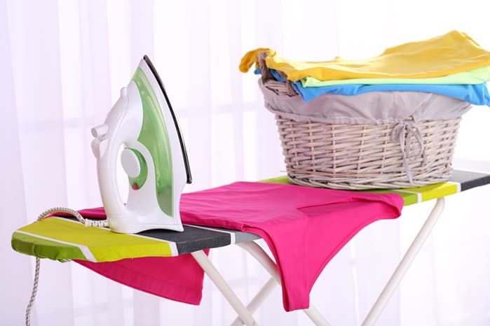 Ironing clothes