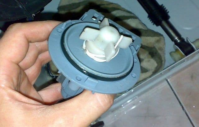 Washing machine pump