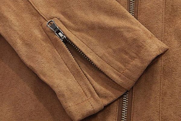 Suede jacket after washing
