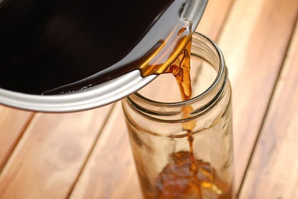 Liquid coffee syrup
