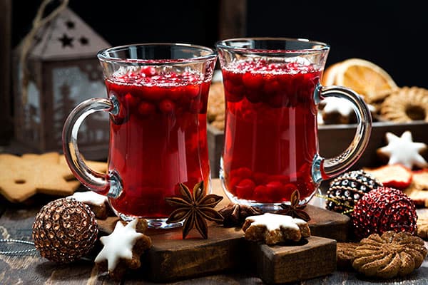 New Year drinks