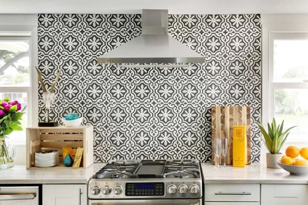 Portuguese Tile Kitchen Apron