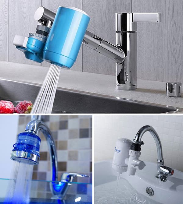 Filter nozzles for crane