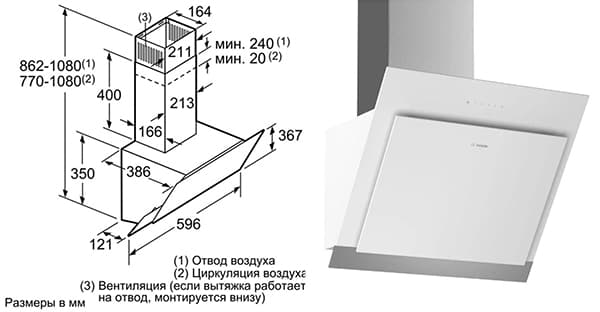 Bosch range hood