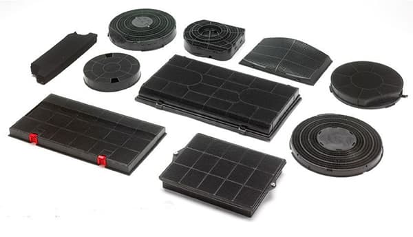 Cooker hood filters