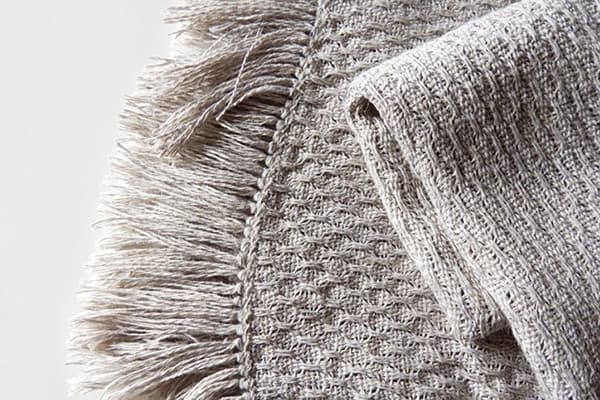 Linen plaid