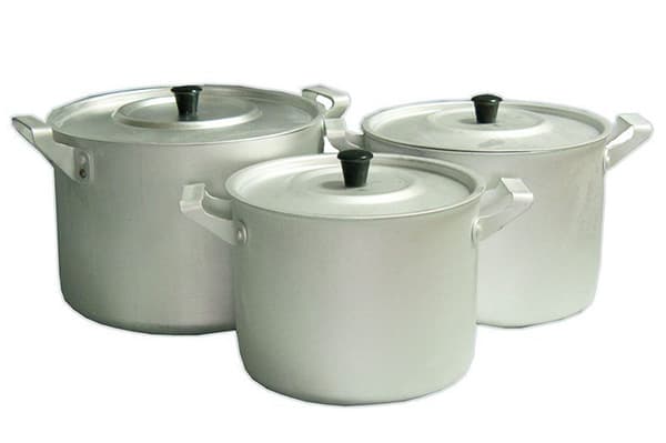 Aluminum pots