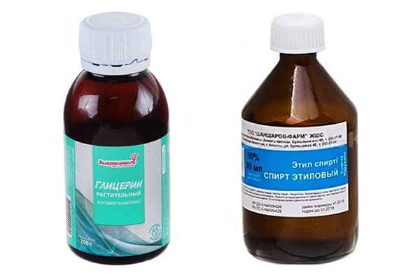 Alkohols un glicerīns