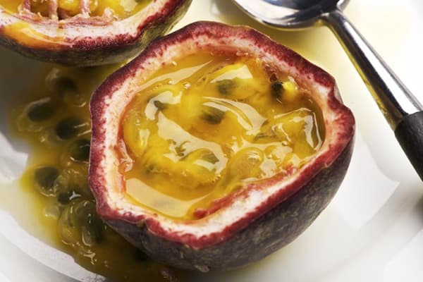Ripe passion fruit