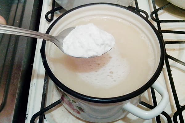 Ziepju šķīduma pagatavošana ar soda