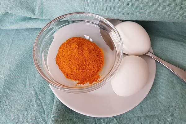 Eggs and Turmeric