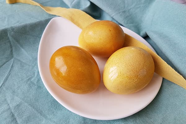 Turmeric Dyed Eggs
