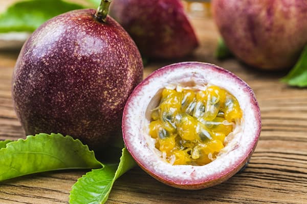 Fresh passion fruit