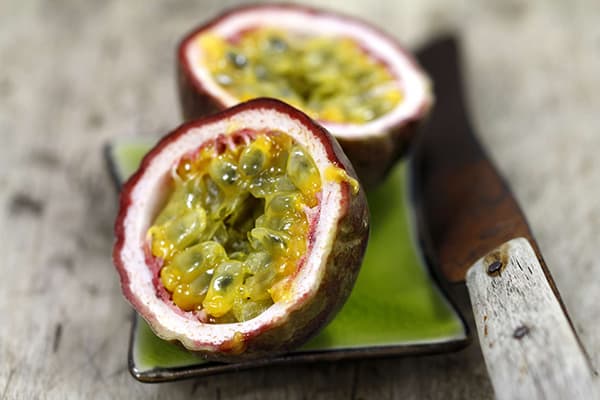Sliced Passion Fruit