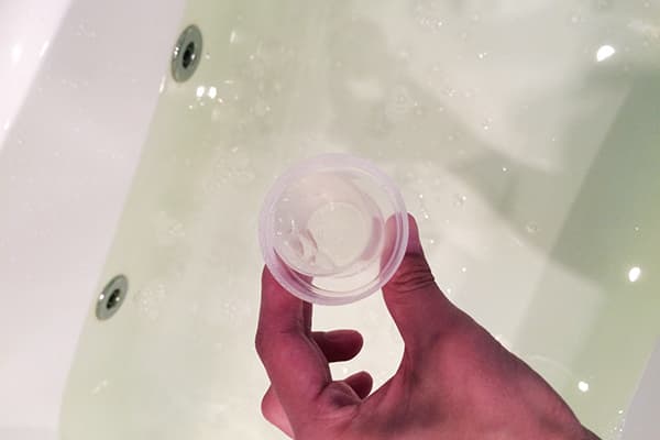 Spa bath disinfectants