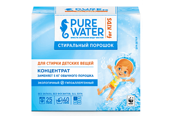 Tīrs ūdens, MIKO, veļas pulveris